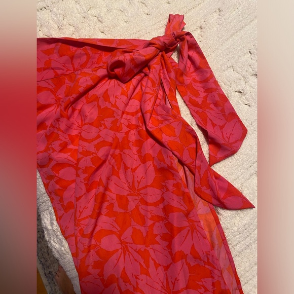 VICI | Kailua Side Tie Wrap Midi Skirt Size M - Picture 5 of 5